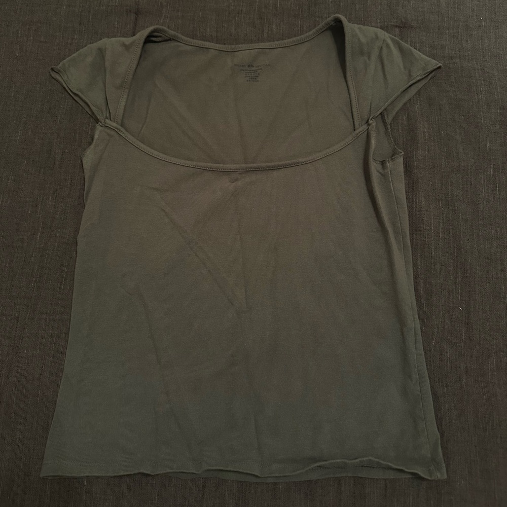 brandy melville square neck top